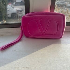 Valentino Pink Wristlet Clutch